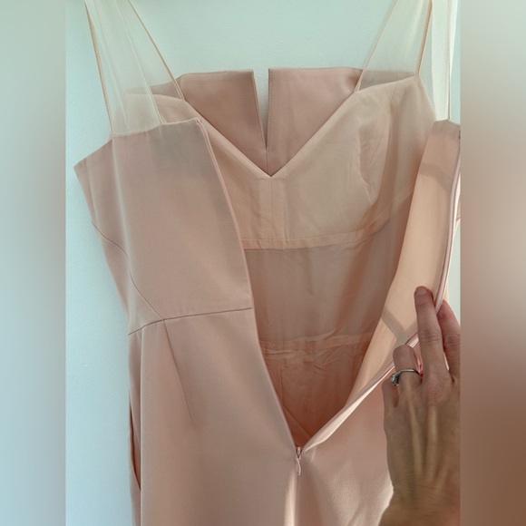 3.1 Phillip Lim Blush Pink Midi Dress size 4 Wedding Bridesmaid Cocktail Dress - Picture 10 of 10